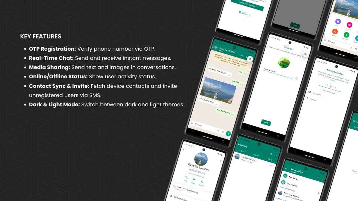 WhatsApp Clone visual 2